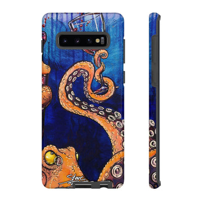 "Octopus the Connoisseur" Tough Phone Cases