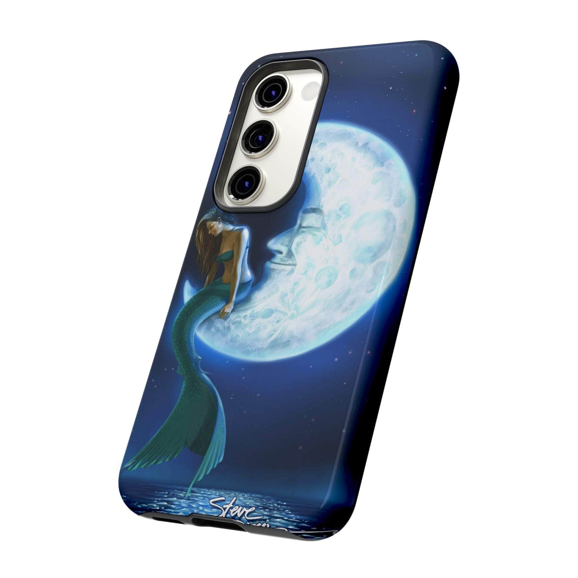 "Mermaid in the Moon" Tough Phone Cases
