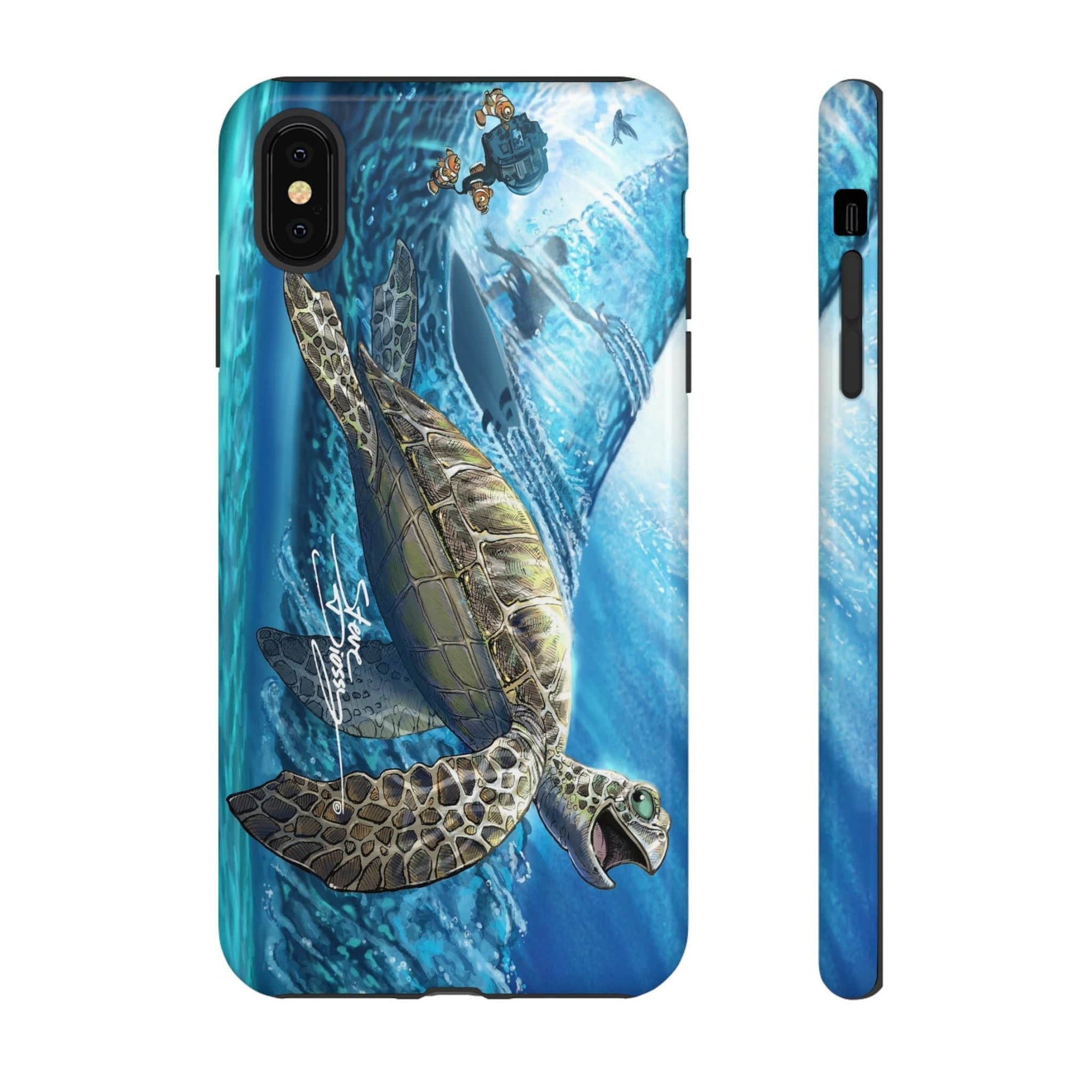 "Turtley Tubular" Tough Phone Cases