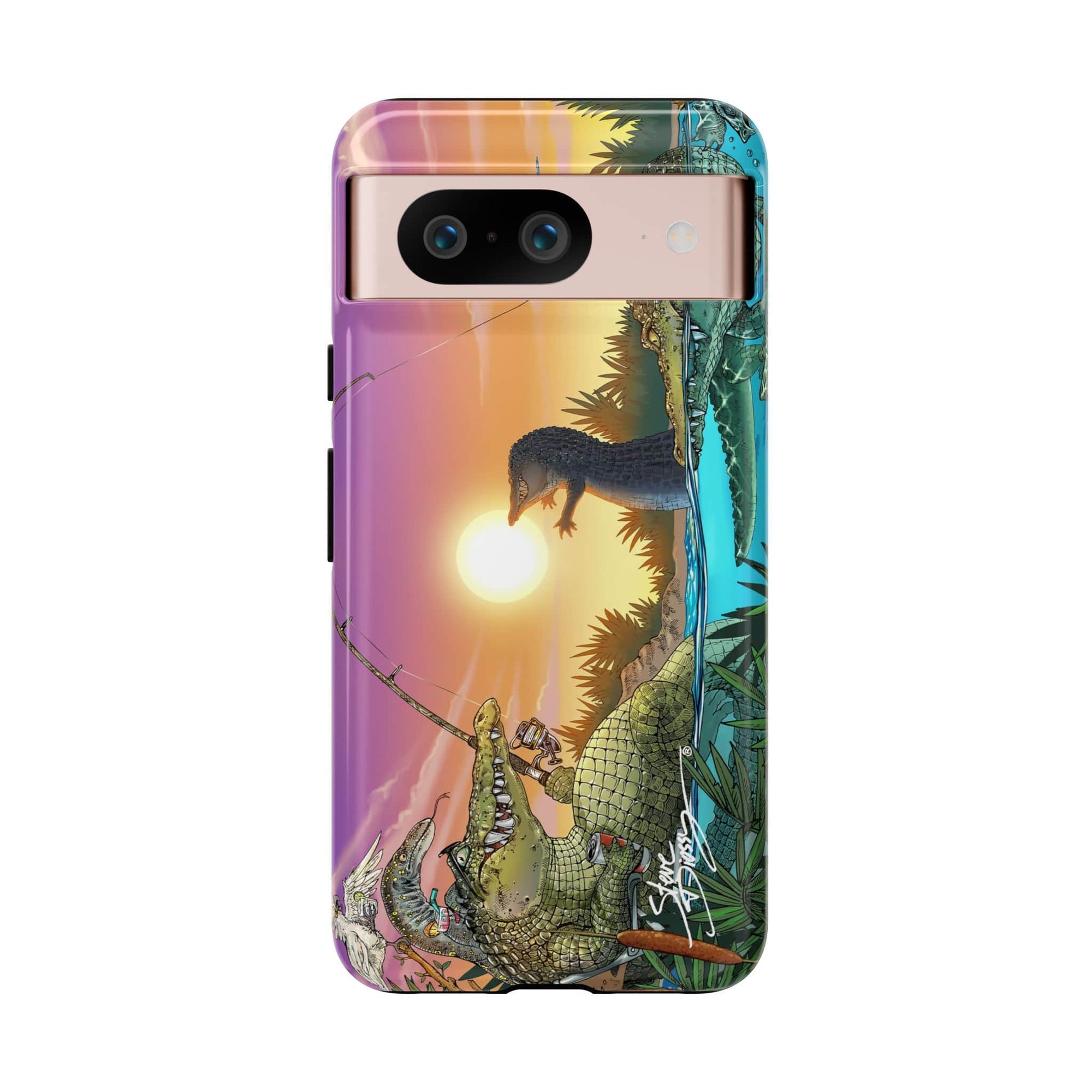 "Gator Fishing" Tough Phone Cases