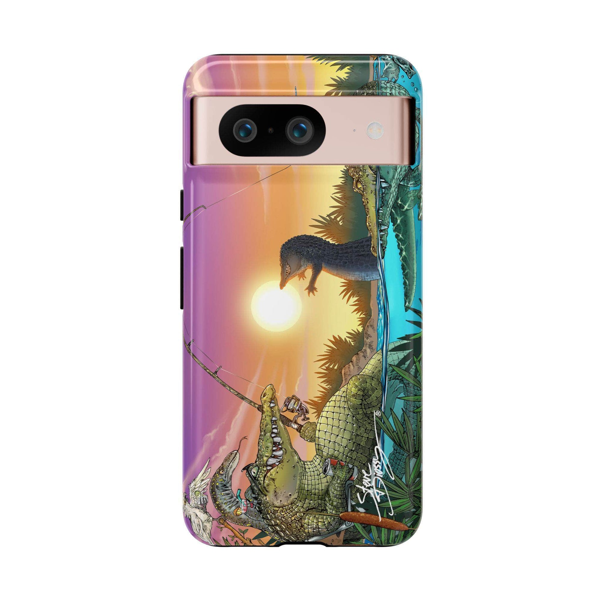 "Gator Fishing" Tough Phone Cases