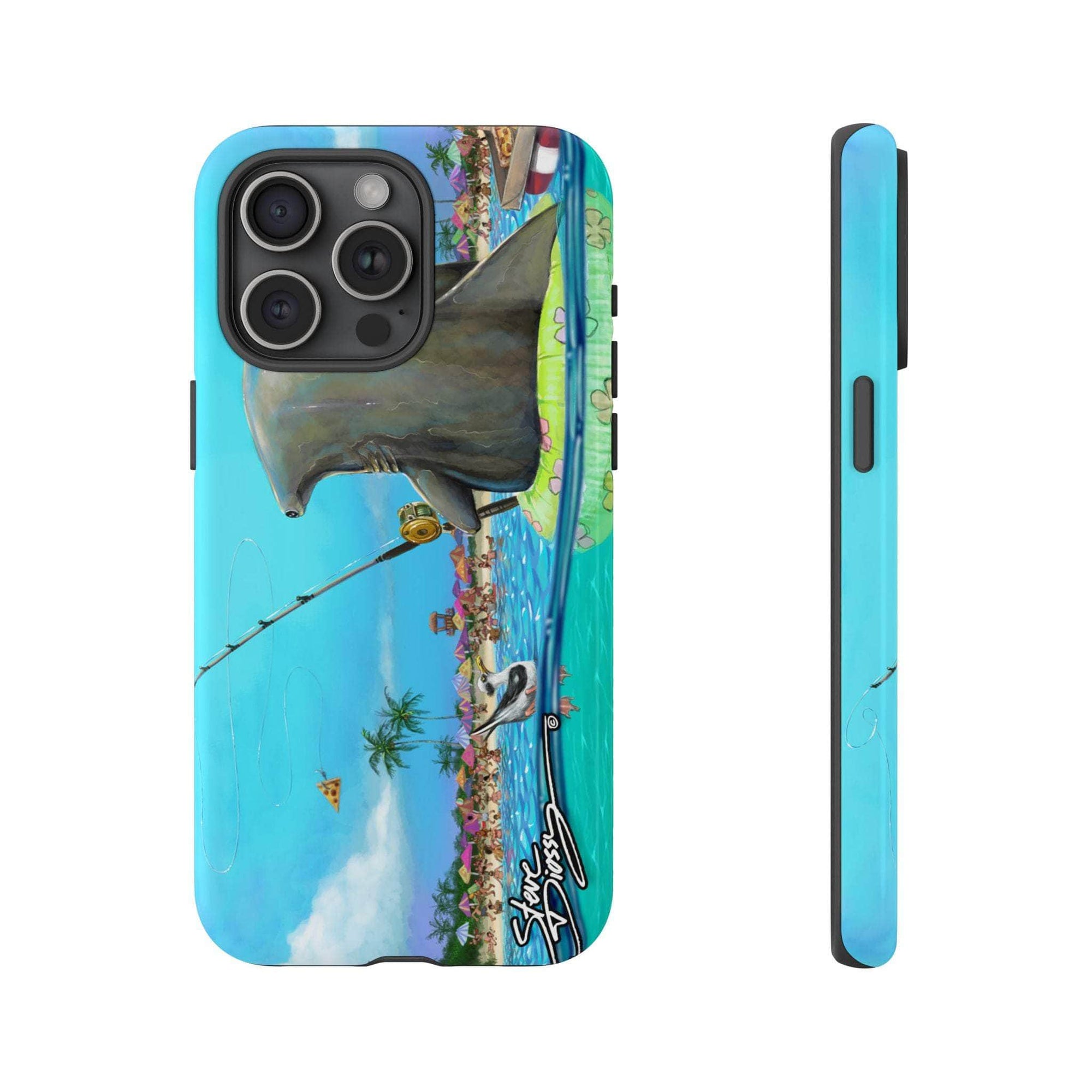 "Shark Fishing" Tough Phone Cases