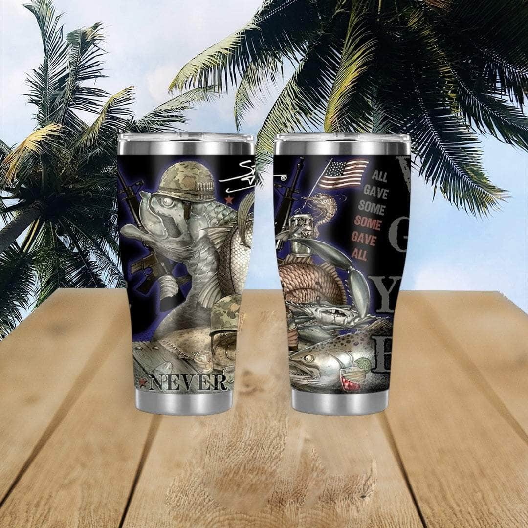 "Military Last Call" Stainless Steel Tumbler