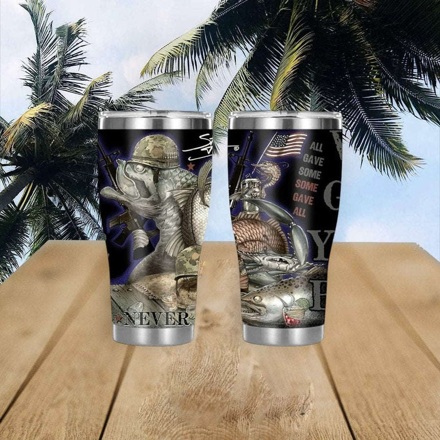 "Military Last Call" Stainless Steel Tumbler