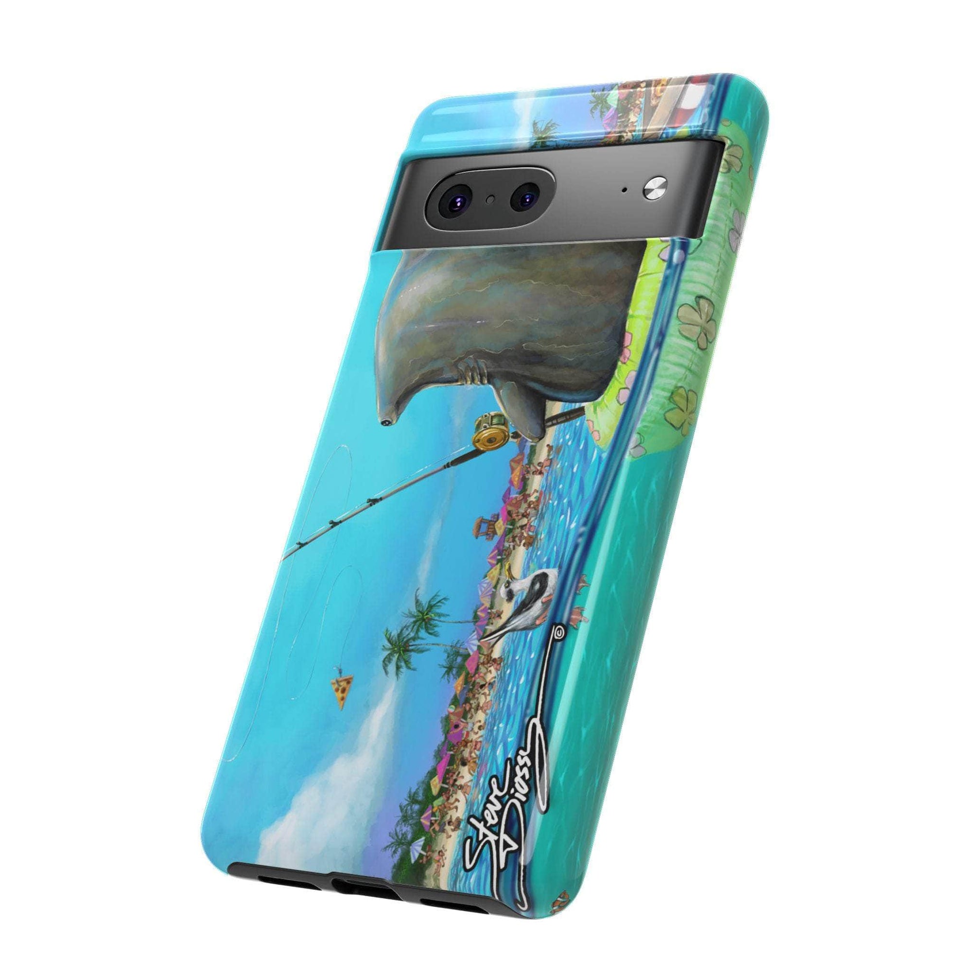 "Shark Fishing" Tough Phone Cases