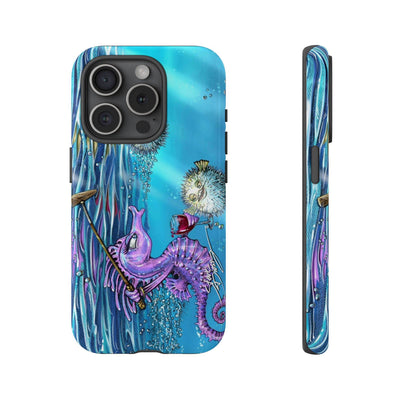 "Seahorse Blowout" Tough Phone Cases