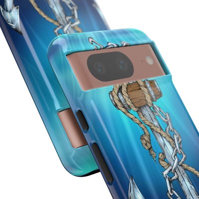 "Anchors Aweigh" Tough Phone Cases