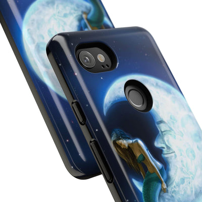 "Mermaid in the Moon" Tough Phone Cases