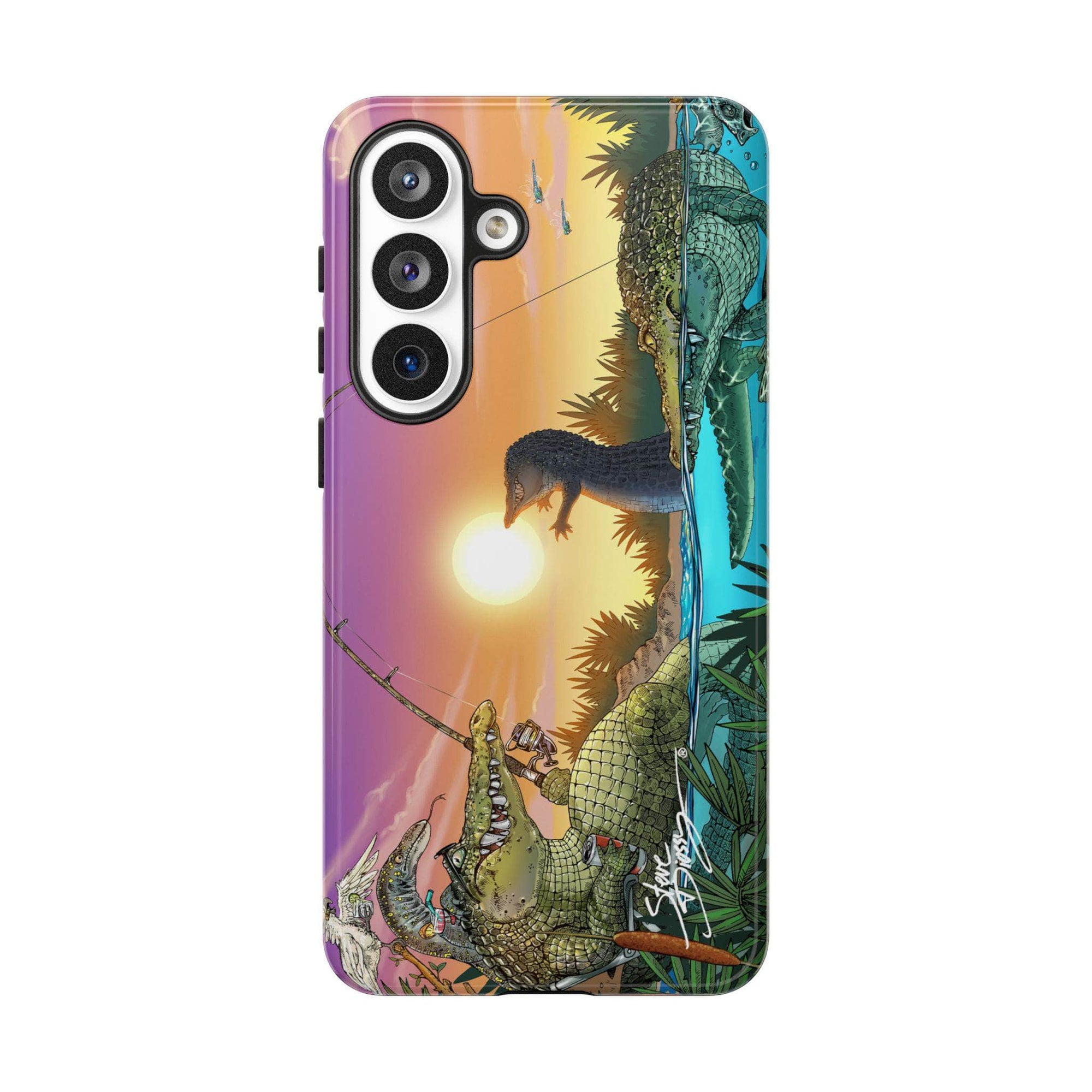 "Gator Fishing" Tough Phone Cases