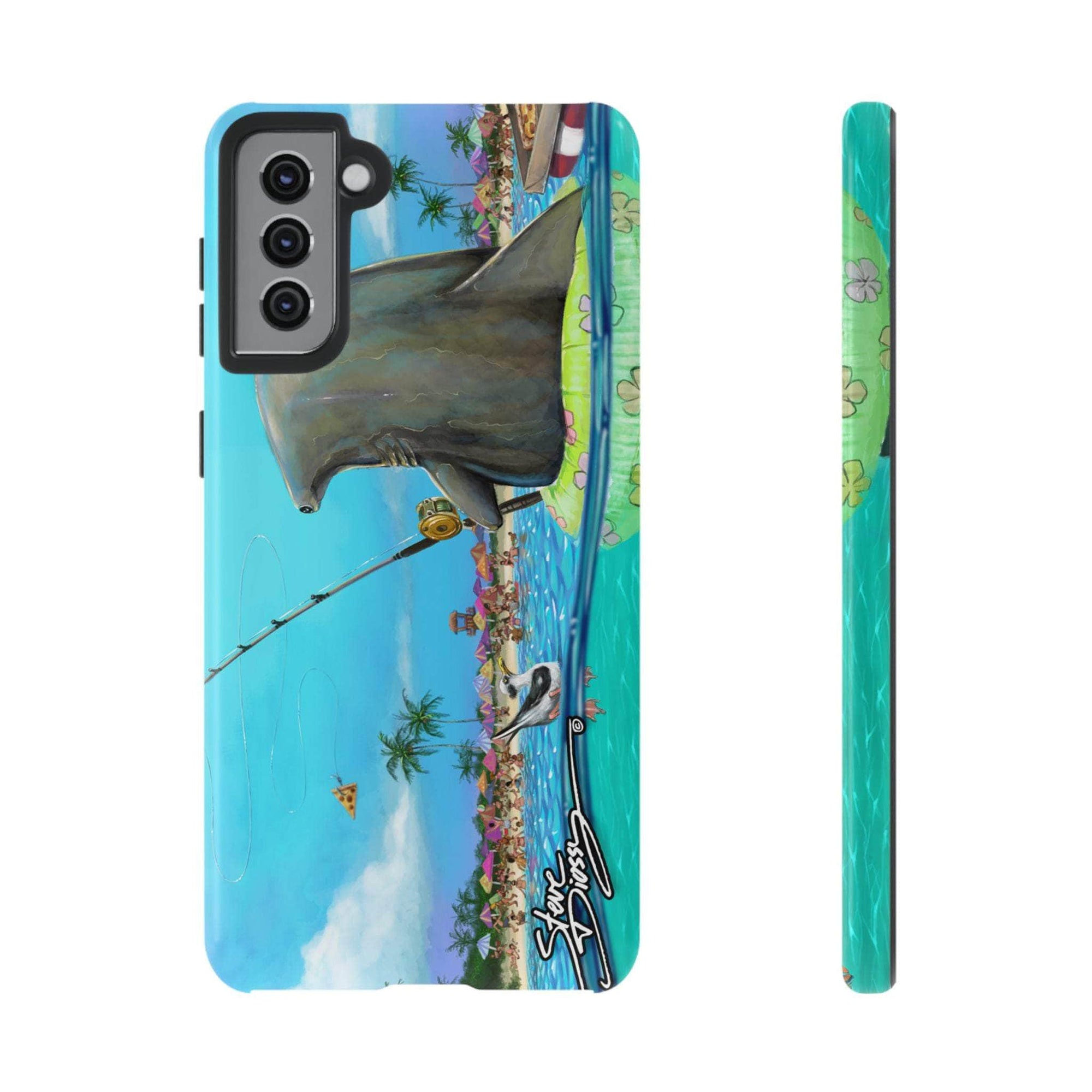 "Shark Fishing" Tough Phone Cases