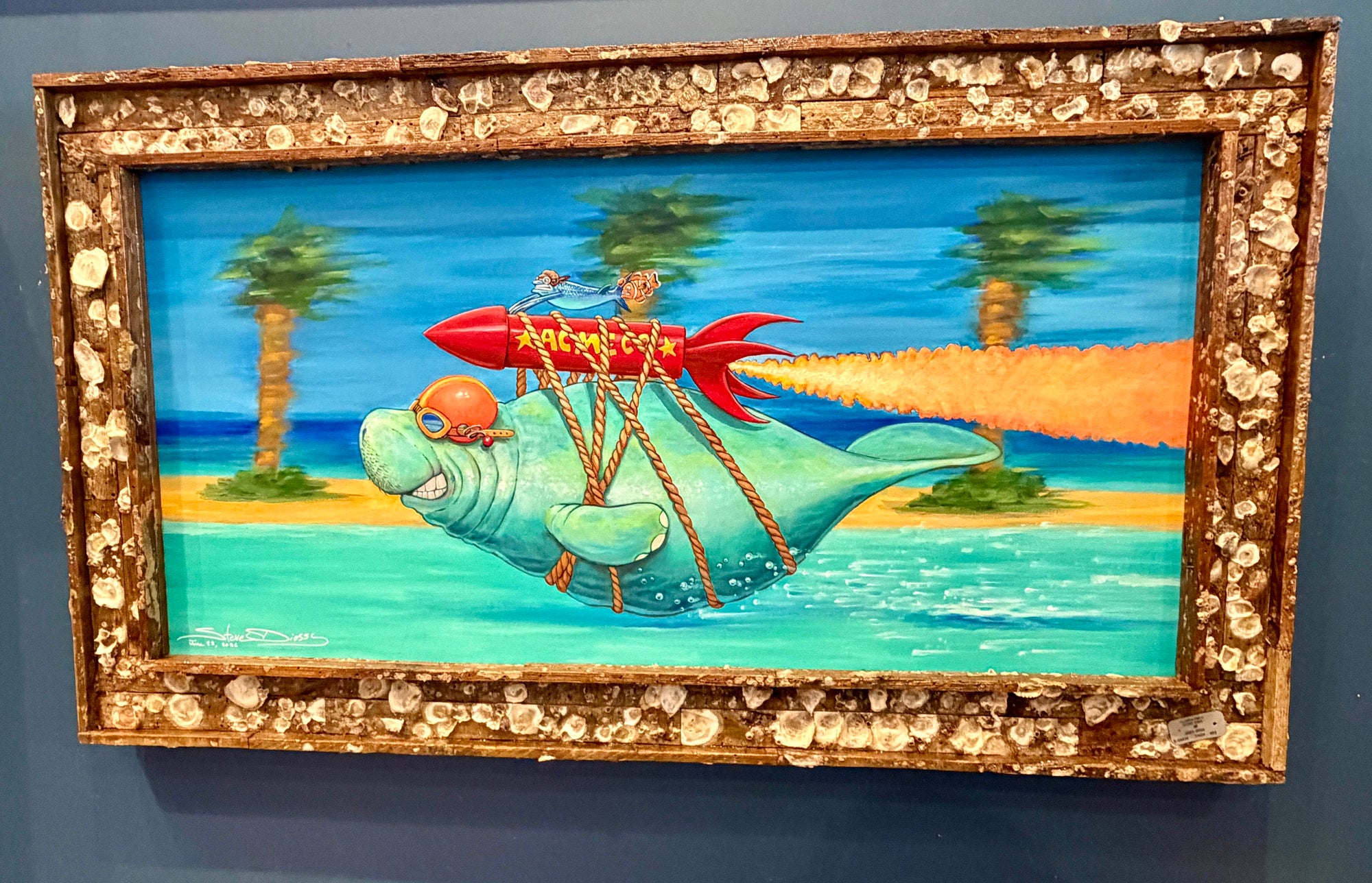 NEW! "Racing Potato" Original Acyrlic on Canvas by Steve Diossy