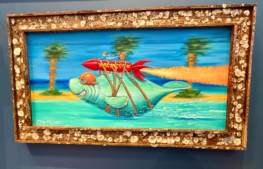 NEW! "Racing Potato" Original Acyrlic on Canvas by Steve Diossy