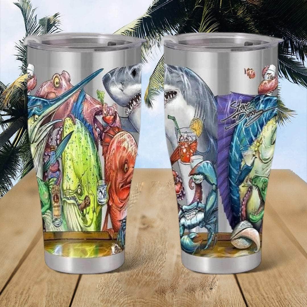 "Cheers" Stainless Steel Tumbler