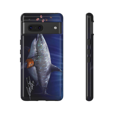 "Donut Shark" Tough Phone Cases