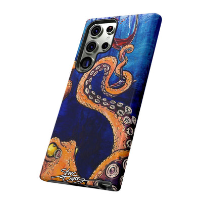"Octopus the Connoisseur" Tough Phone Cases