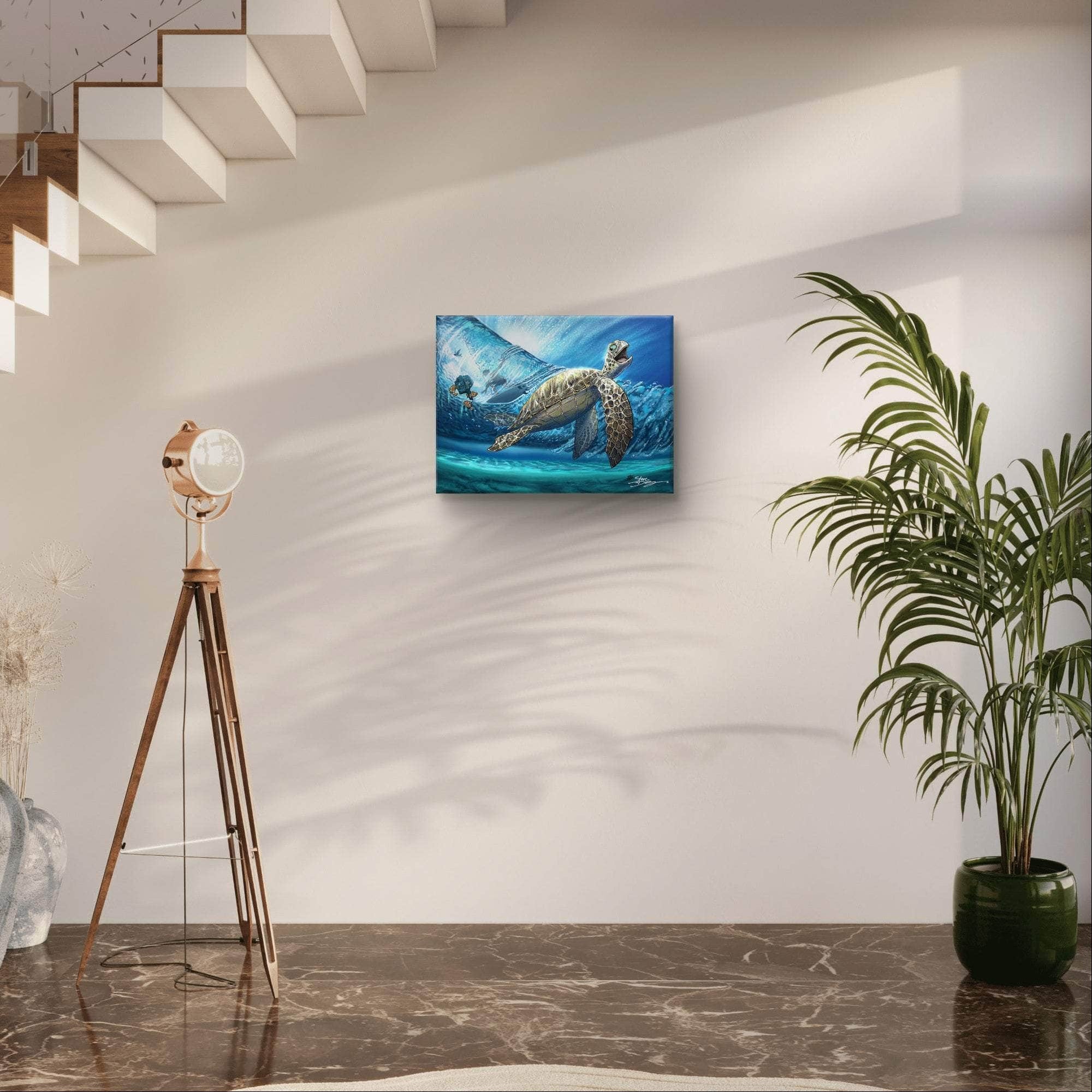 "Turtley Tubular" Limited Edition Canvas