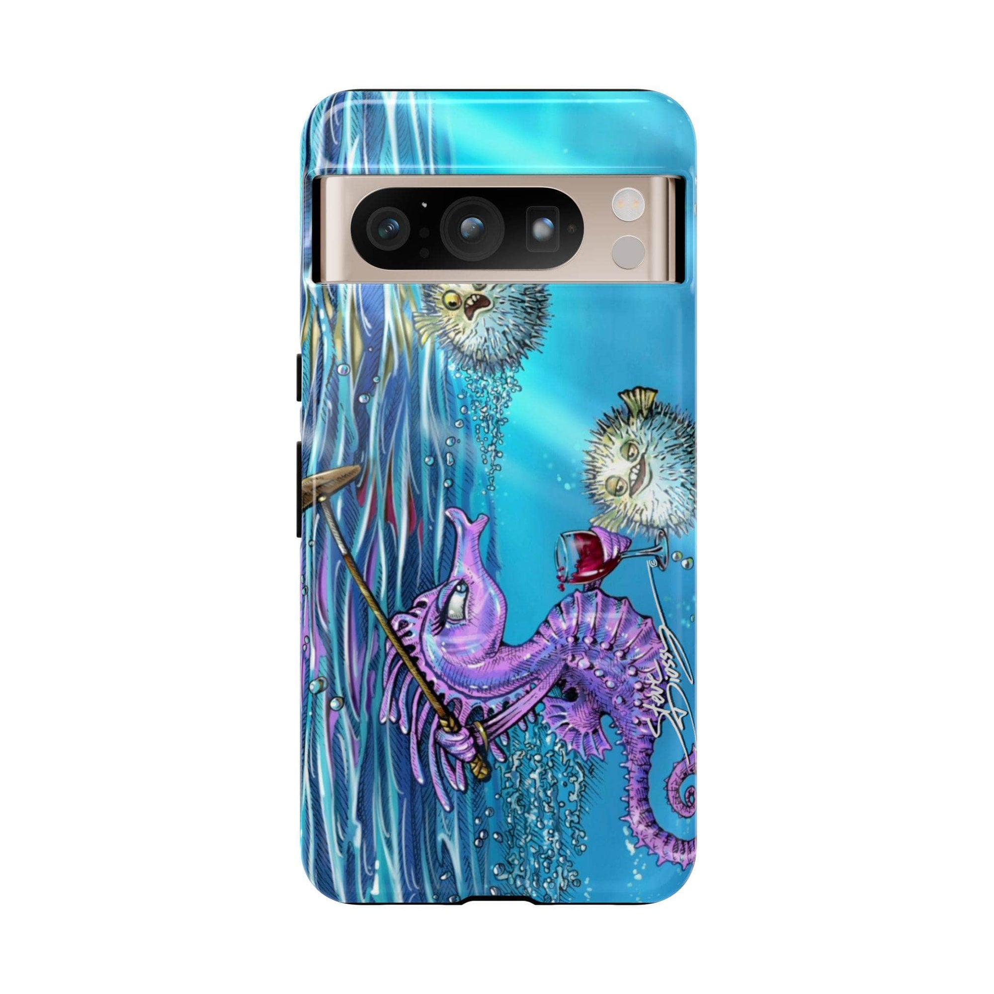 "Seahorse Blowout" Tough Phone Cases