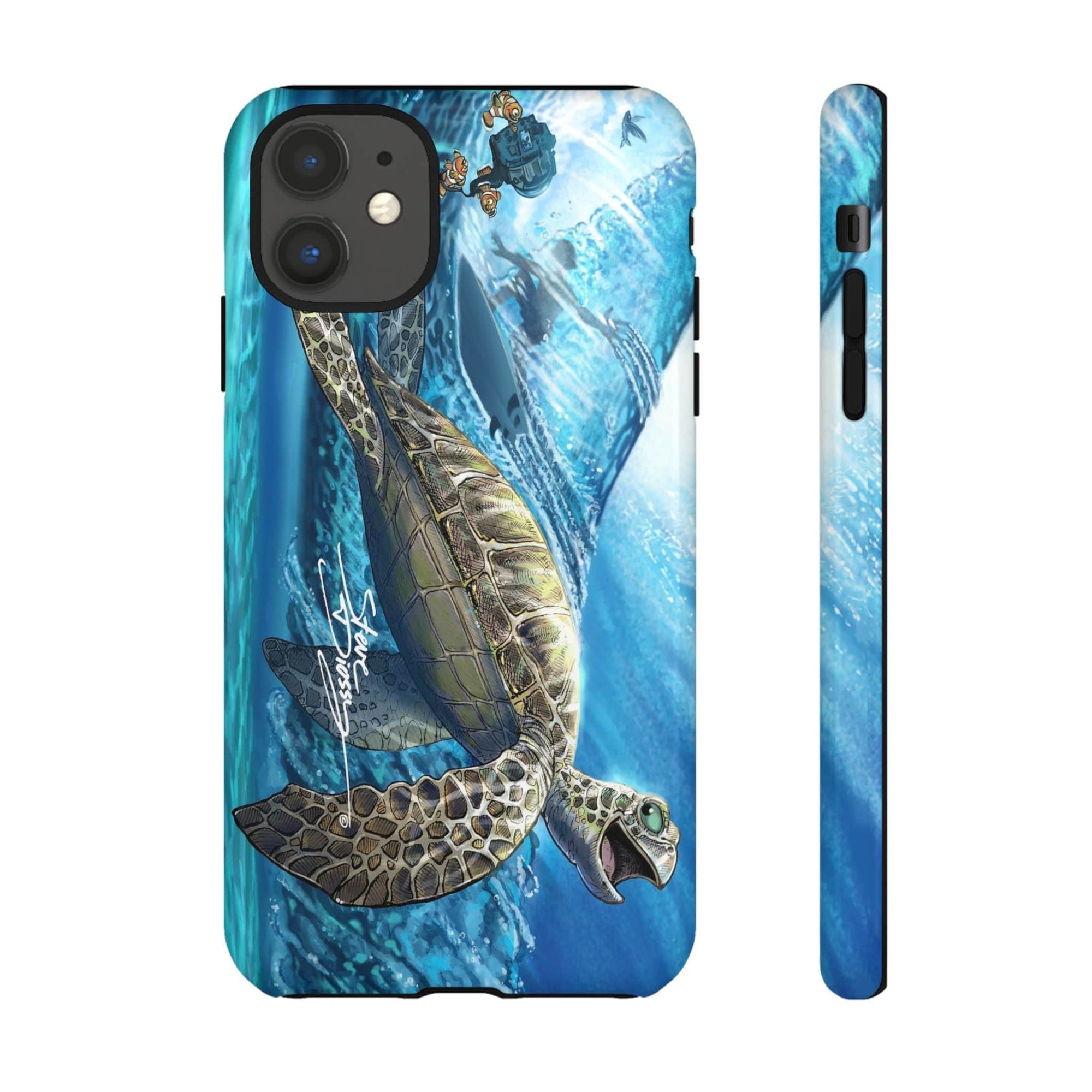 "Turtley Tubular" Tough Phone Cases