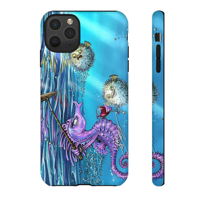 "Seahorse Blowout" Tough Phone Cases