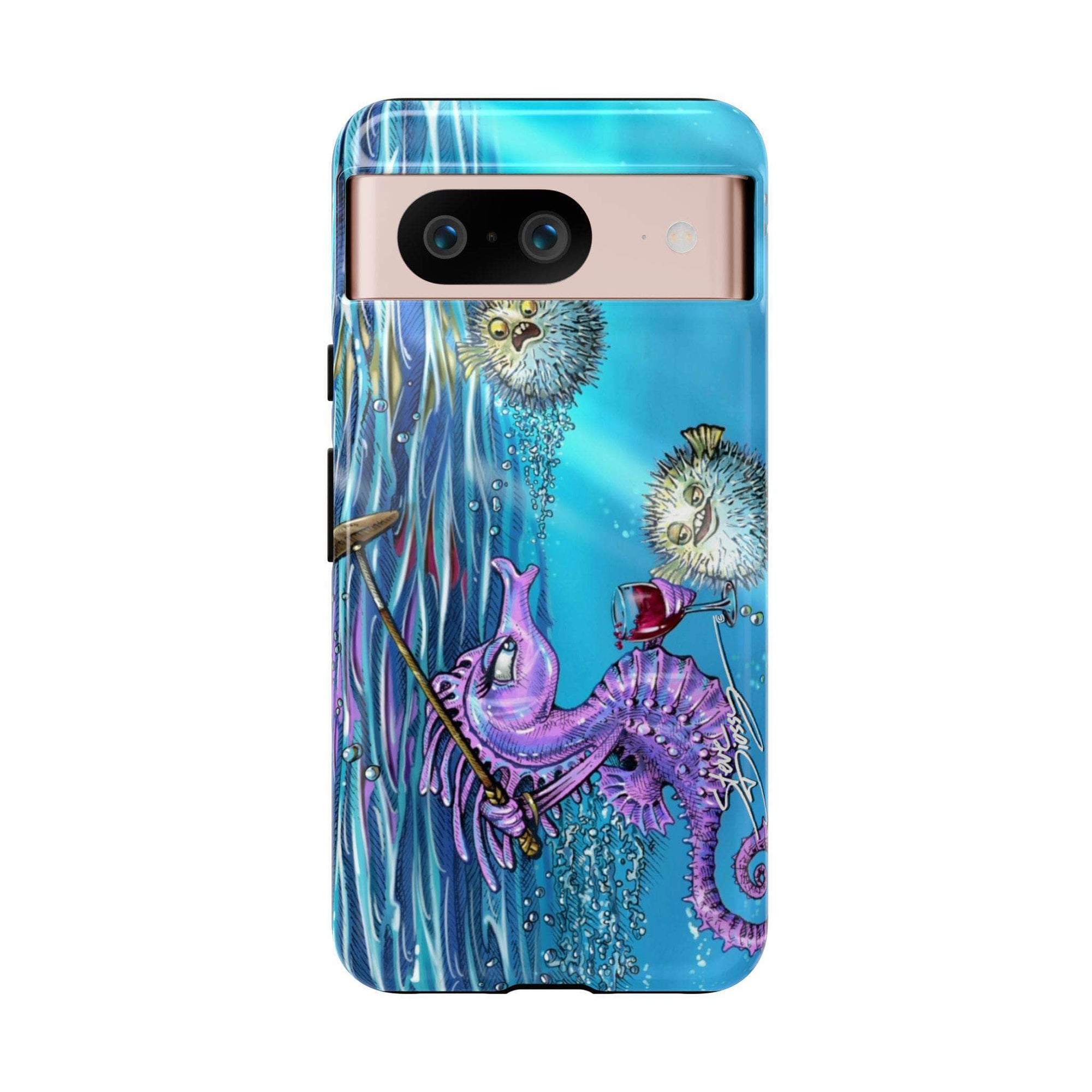 "Seahorse Blowout" Tough Phone Cases
