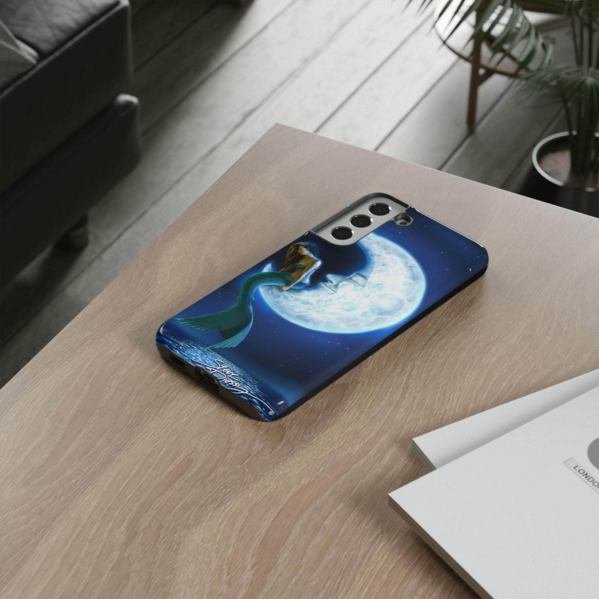 "Mermaid in the Moon" Tough Phone Cases