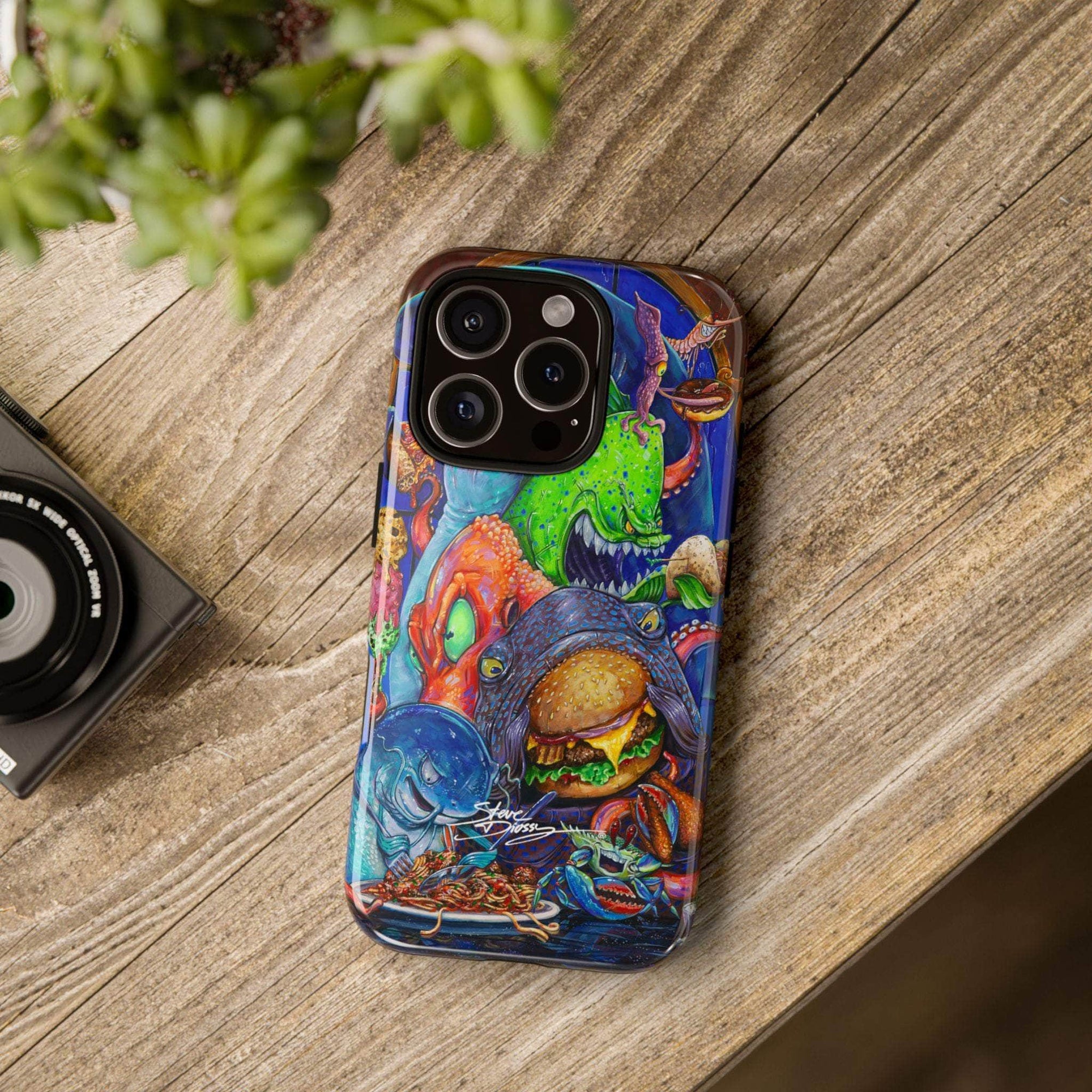 "Seafood See Food" Tough Phone Cases