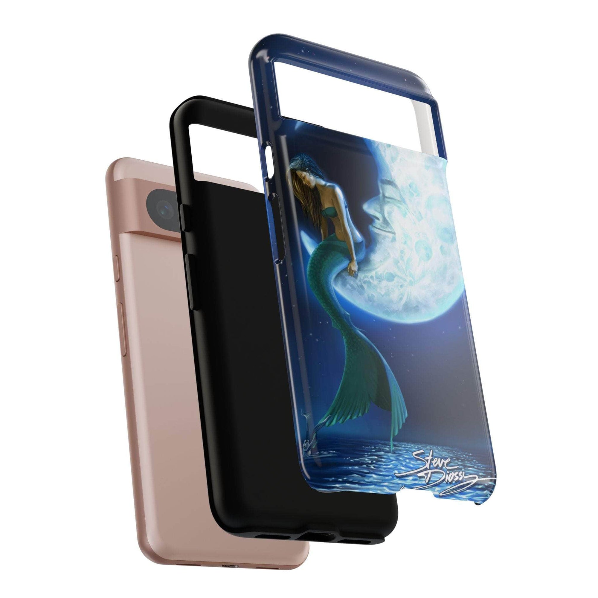 "Mermaid in the Moon" Tough Phone Cases