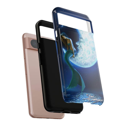 "Mermaid in the Moon" Tough Phone Cases