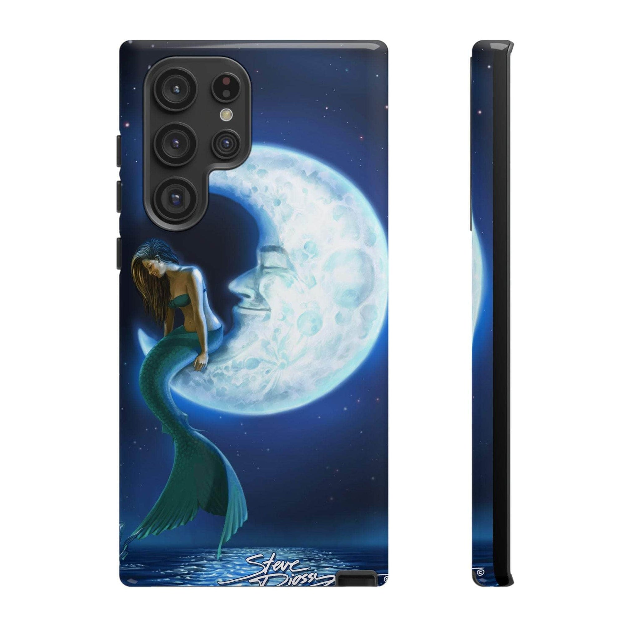 "Mermaid in the Moon" Tough Phone Cases