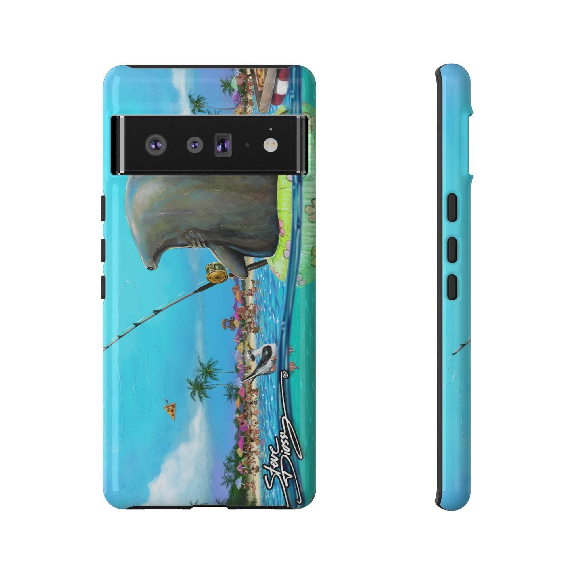 "Shark Fishing" Tough Phone Cases