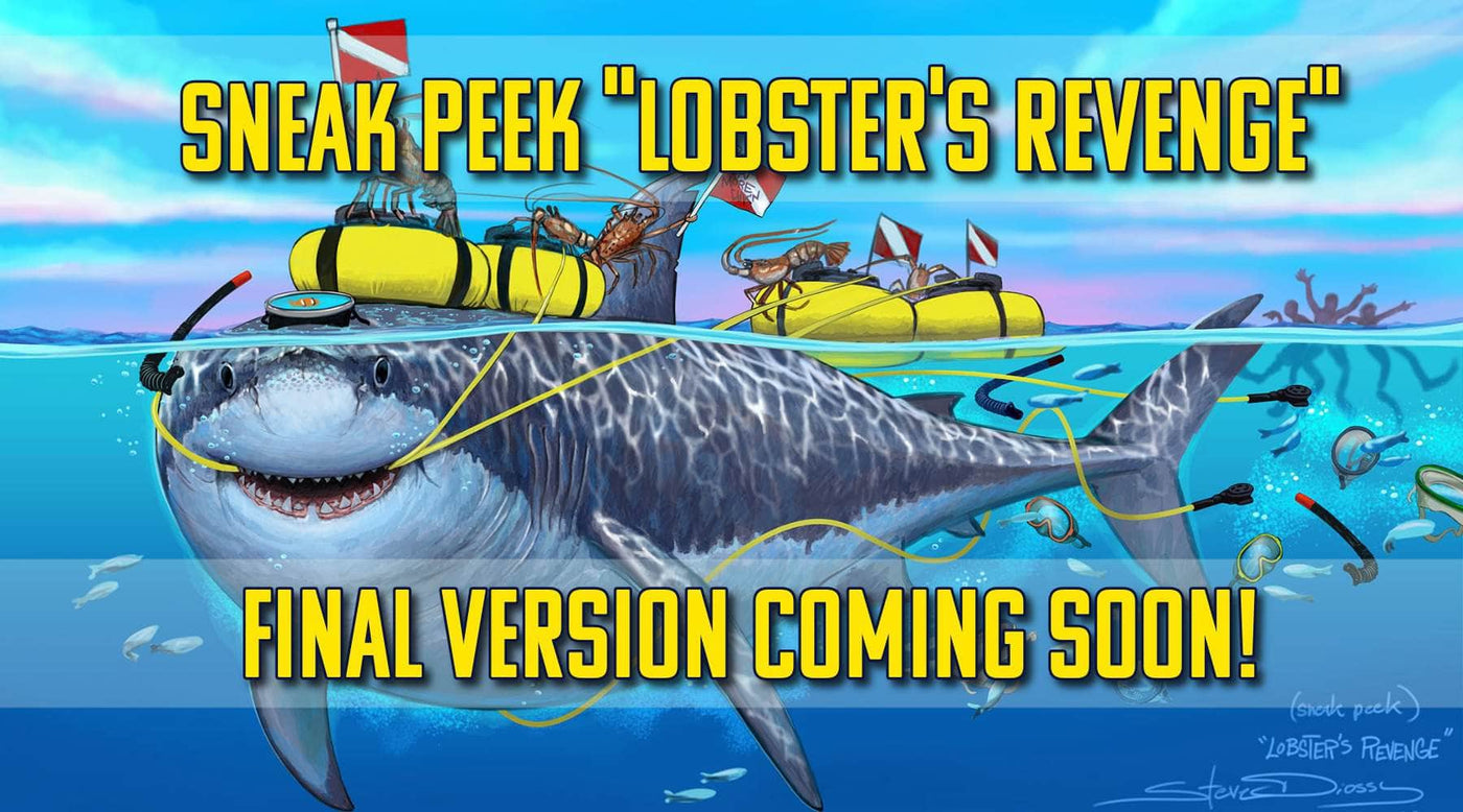 Pre-Order "Lobster's Revenge" Limited Edition Canvas - Ships early October 2026