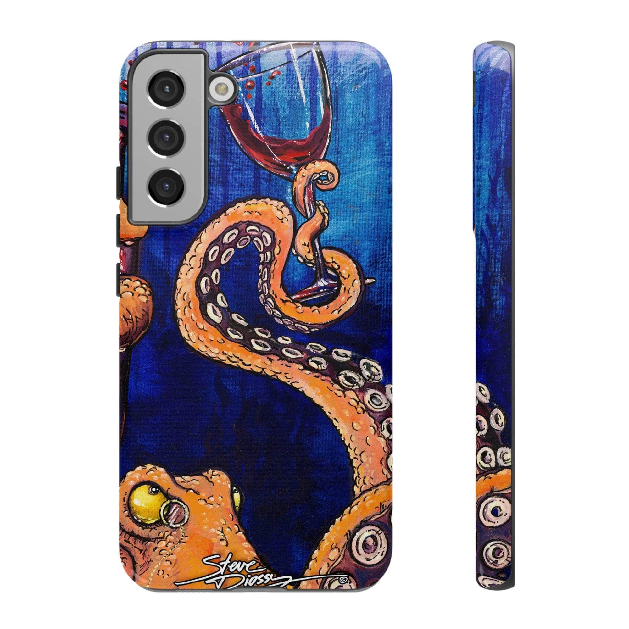 "Octopus the Connoisseur" Tough Phone Cases