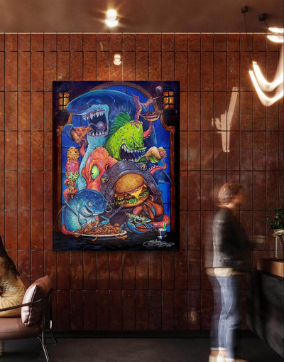 "Seafood See Food" Limited Edition Canvas