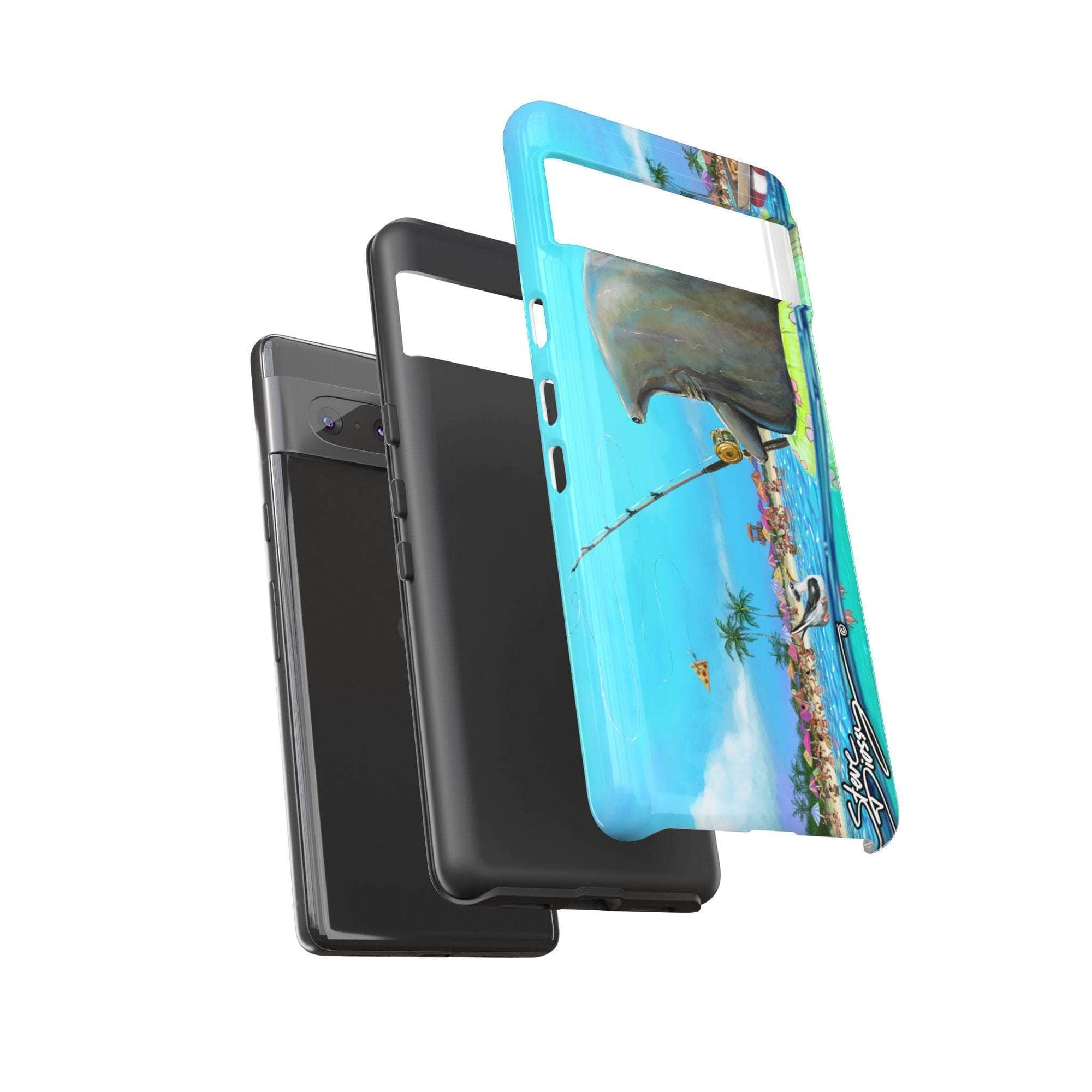 "Shark Fishing" Tough Phone Cases