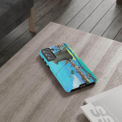 "Shark Fishing" Tough Phone Cases