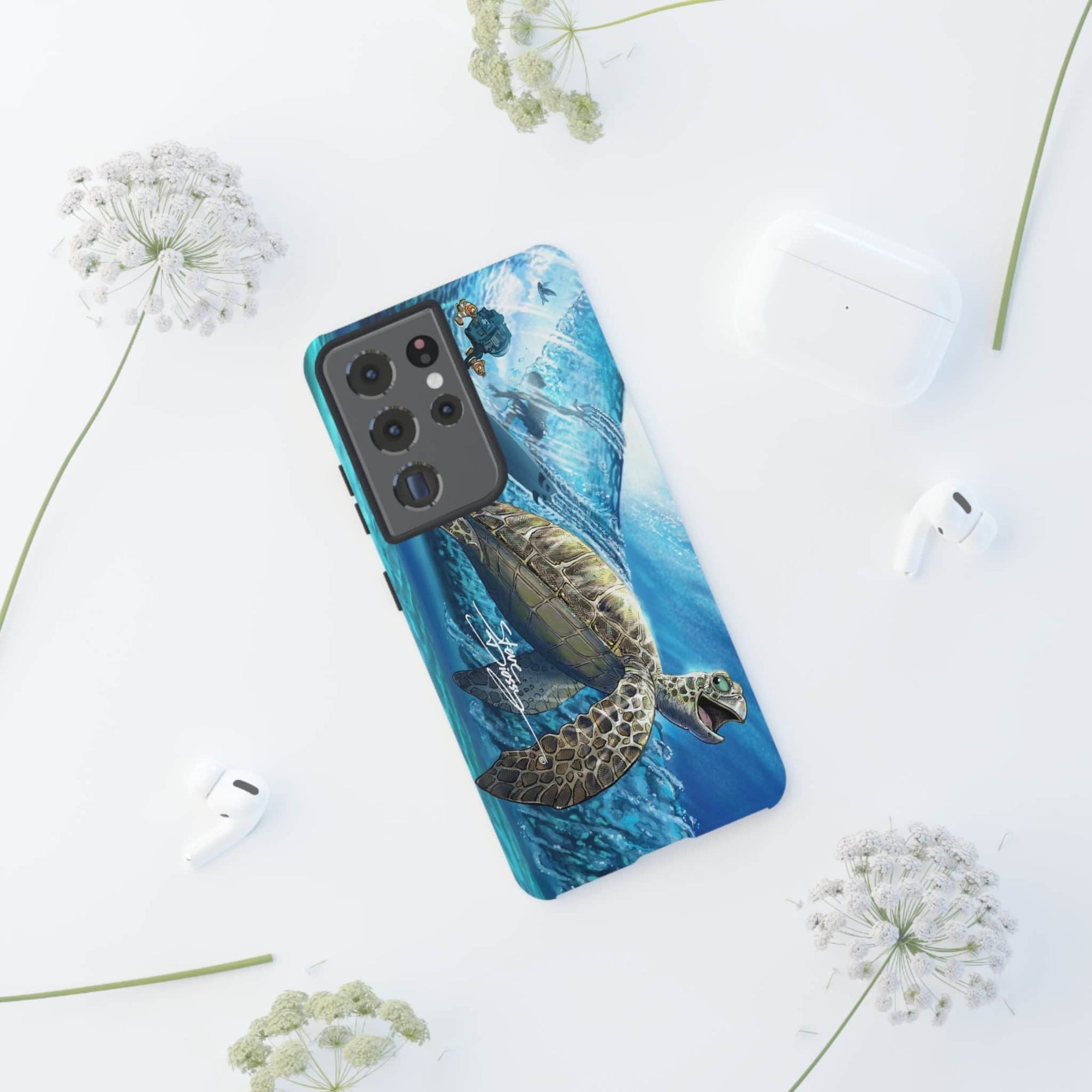 "Turtley Tubular" Tough Phone Cases