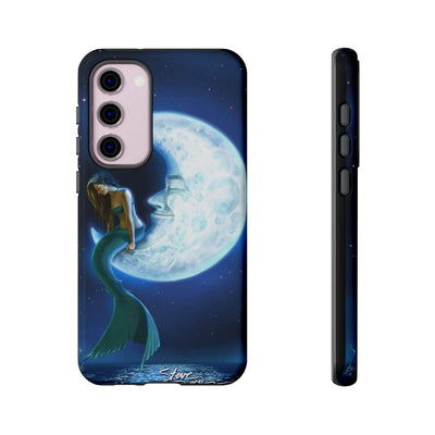 "Mermaid in the Moon" Tough Phone Cases