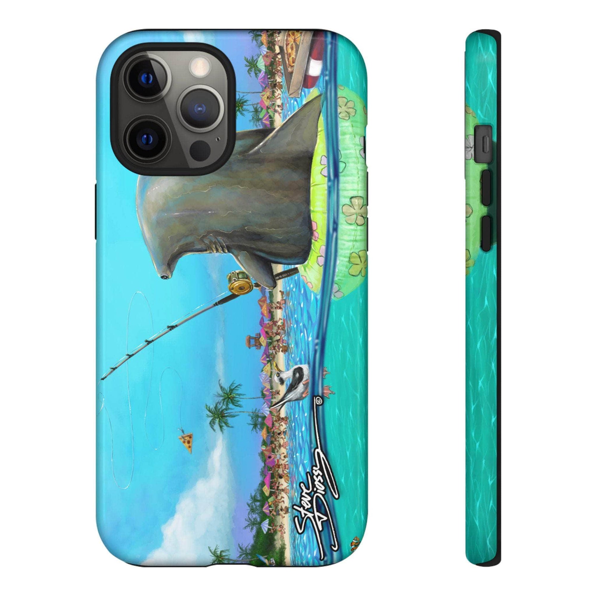 "Shark Fishing" Tough Phone Cases