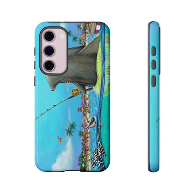 "Shark Fishing" Tough Phone Cases