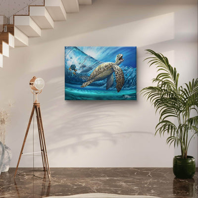 "Turtley Tubular" Limited Edition Canvas