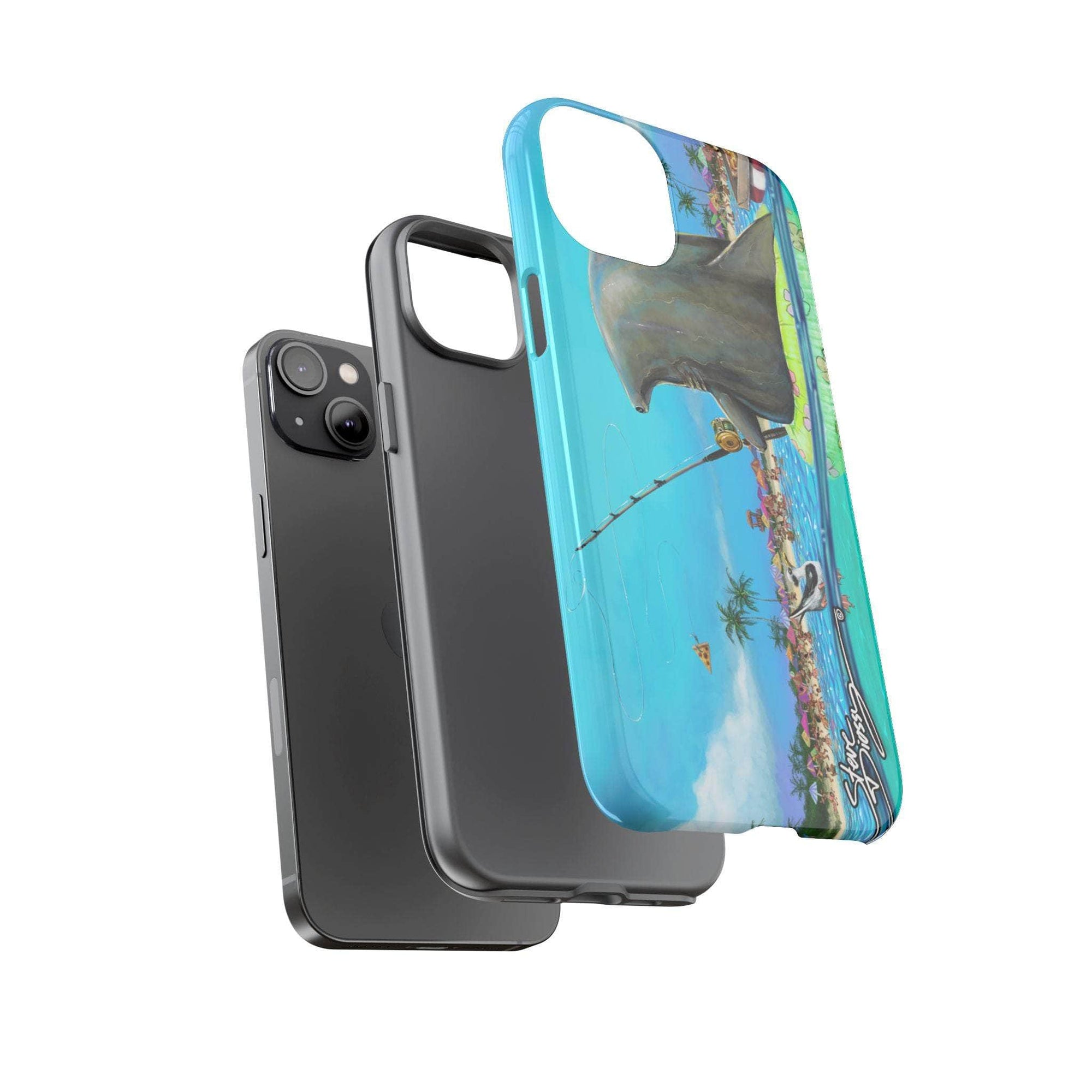 "Shark Fishing" Tough Phone Cases