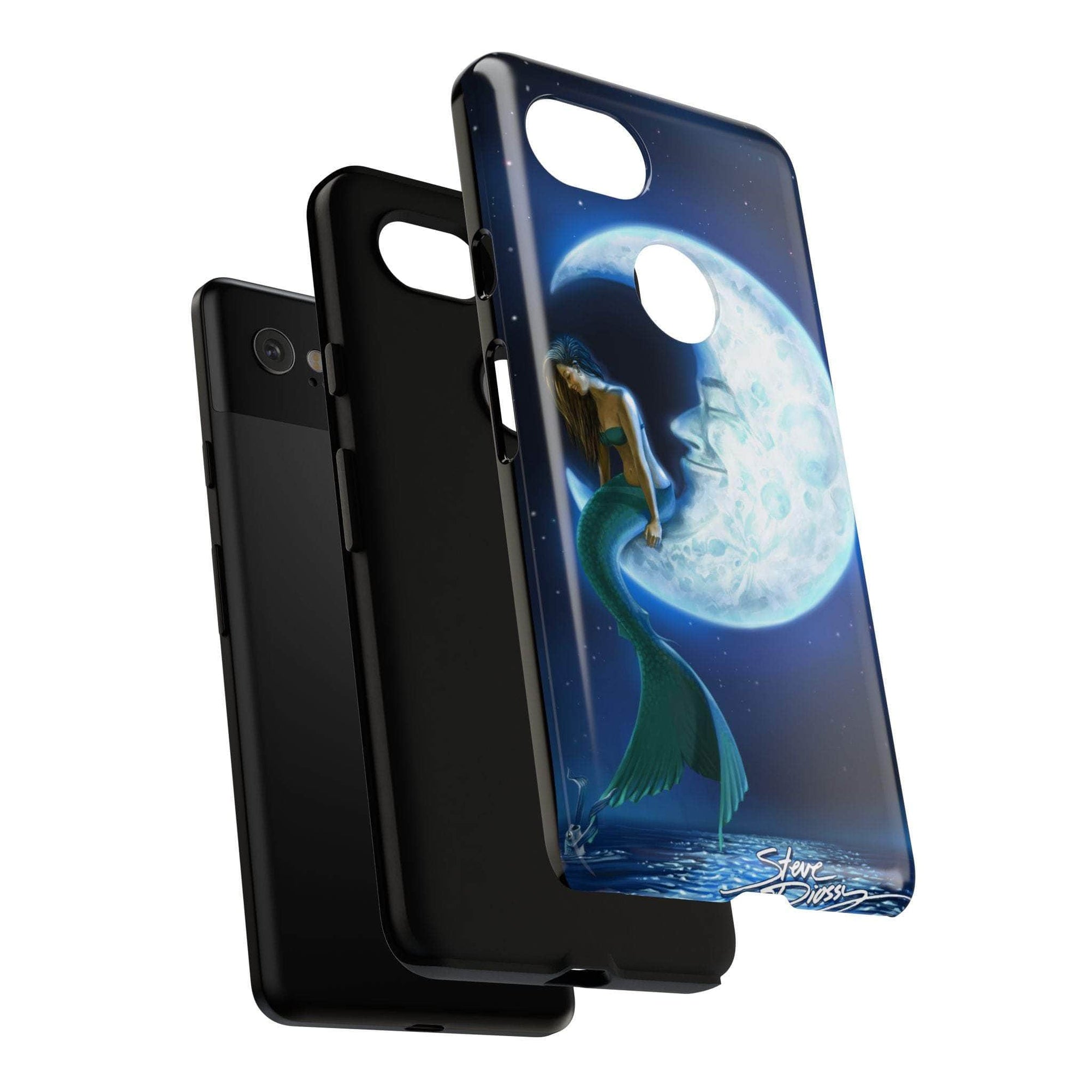 "Mermaid in the Moon" Tough Phone Cases