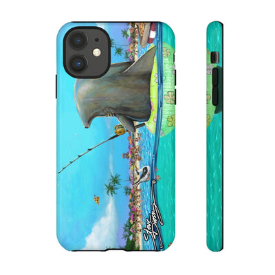 "Shark Fishing" Tough Phone Cases