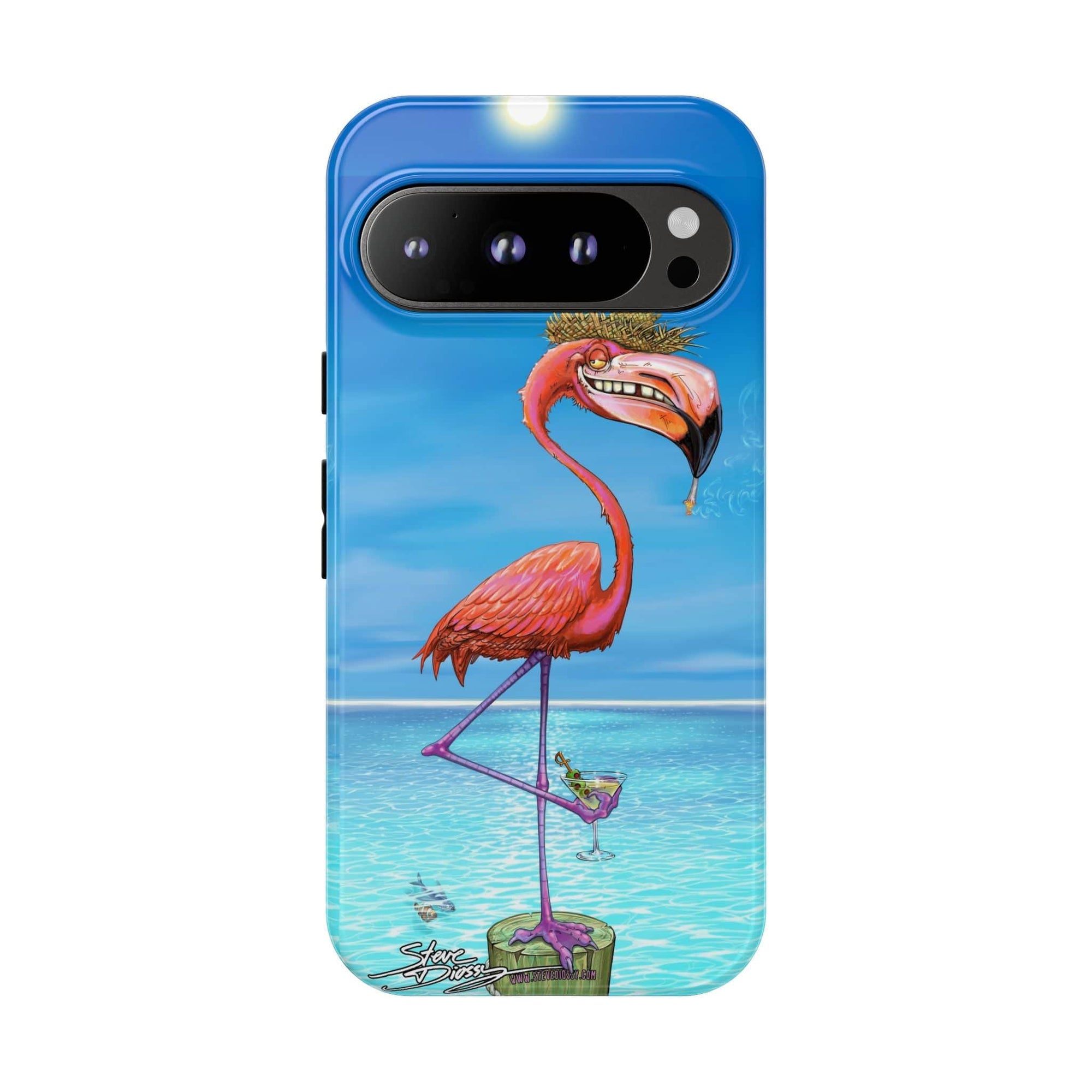"Dirty Flamingo" Tough Phone Cases