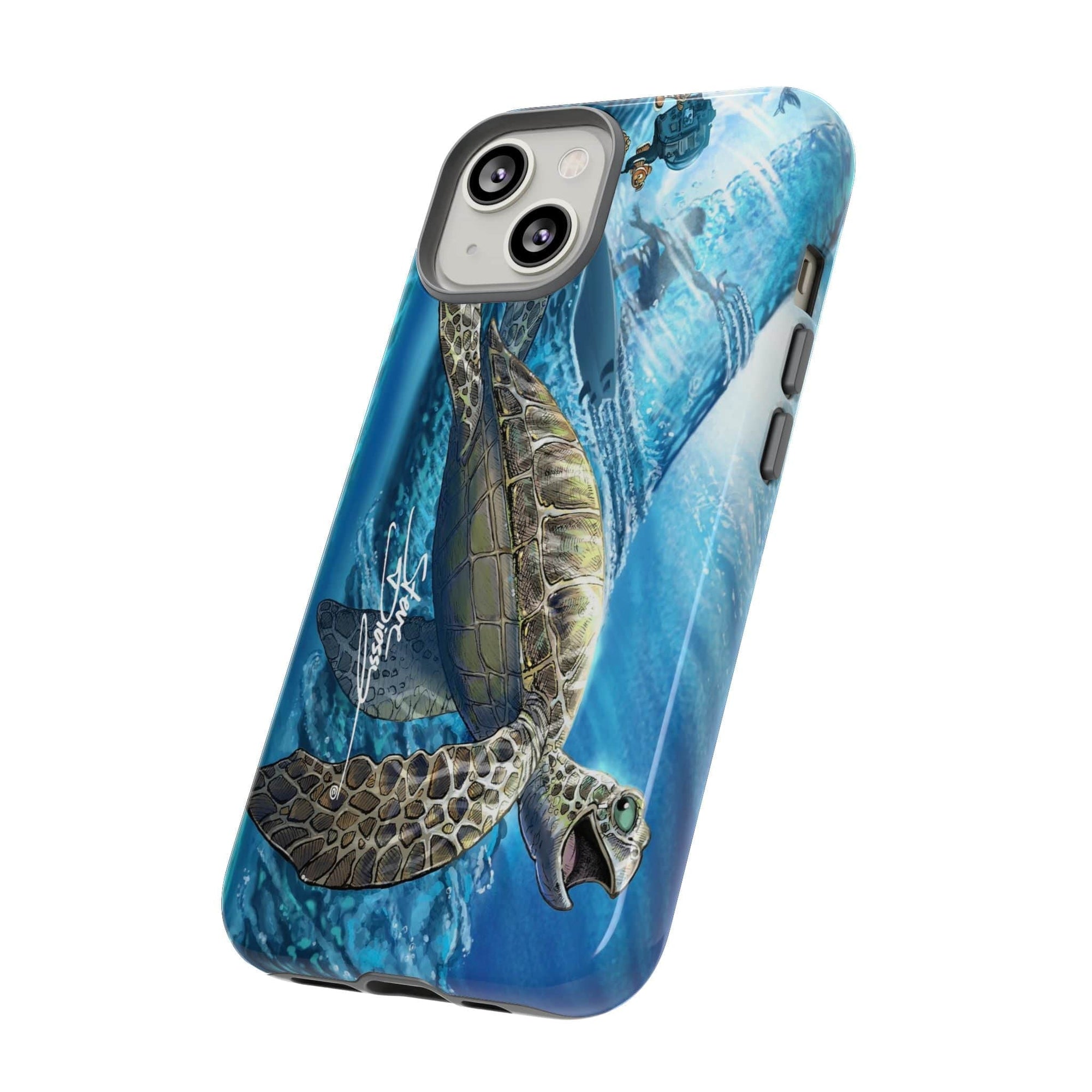 "Turtley Tubular" Tough Phone Cases