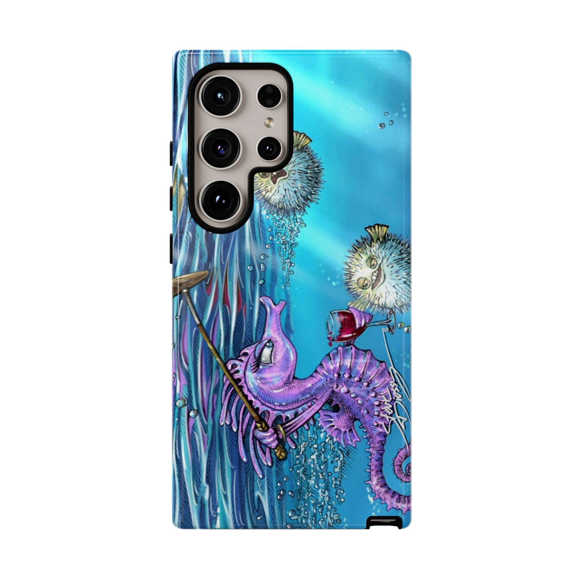 "Seahorse Blowout" Tough Phone Cases