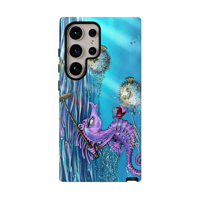"Seahorse Blowout" Tough Phone Cases