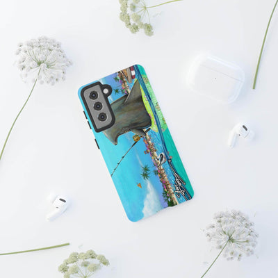 "Shark Fishing" Tough Phone Cases