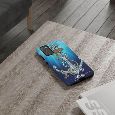"Anchors Aweigh" Tough Phone Cases