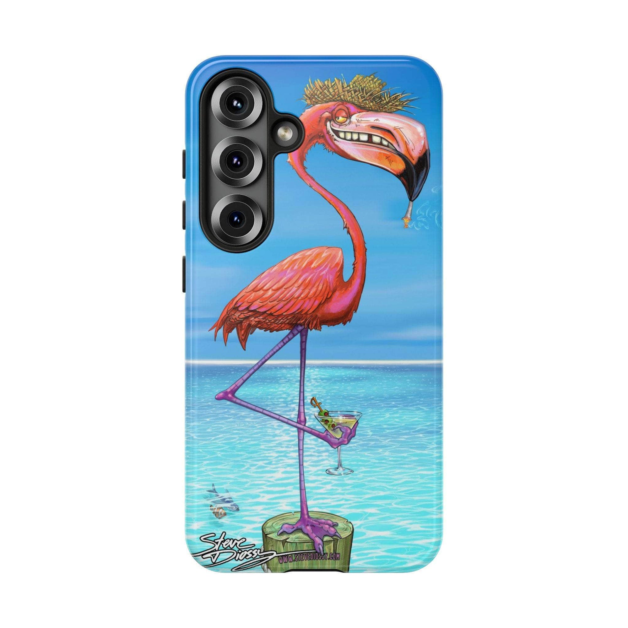 "Dirty Flamingo" Tough Phone Cases